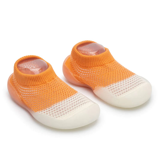 Colorful Two-Tone - Non Slip Baby Shoe Socks